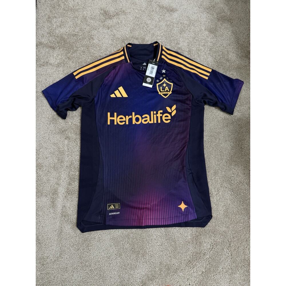Los Angeles Galaxy Adidas Away 25/26 Purple jersey Authentic Size Medium NWT